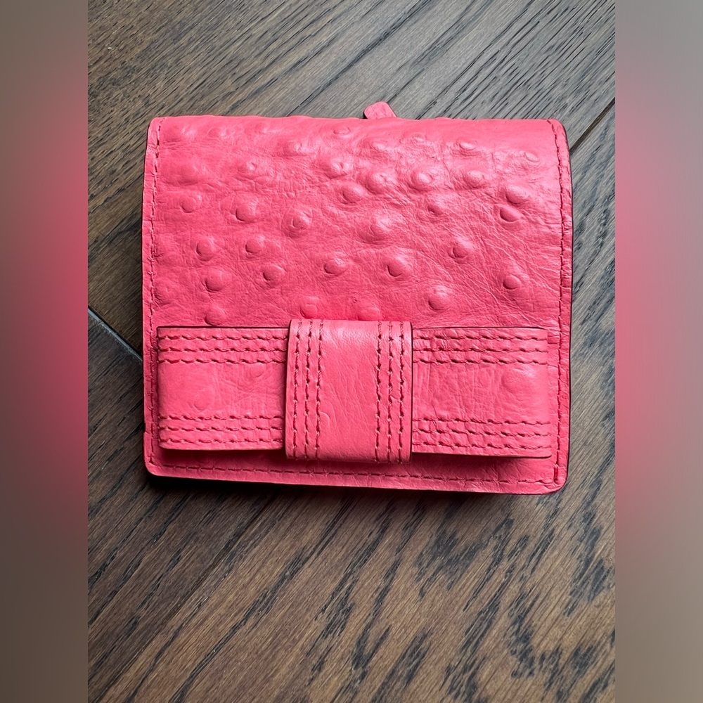 Kate spade leather bow wallet